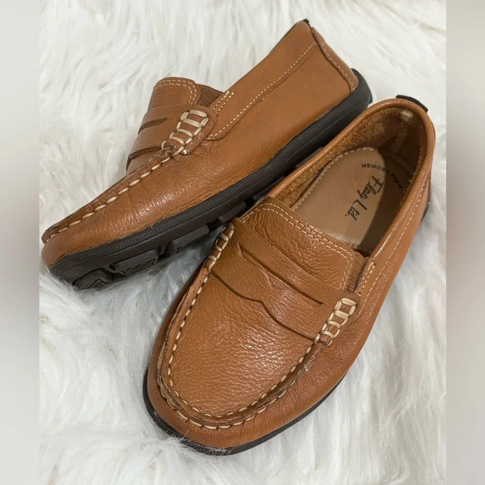 Flag L td. Boys Leather Dress Shoes Size 9M